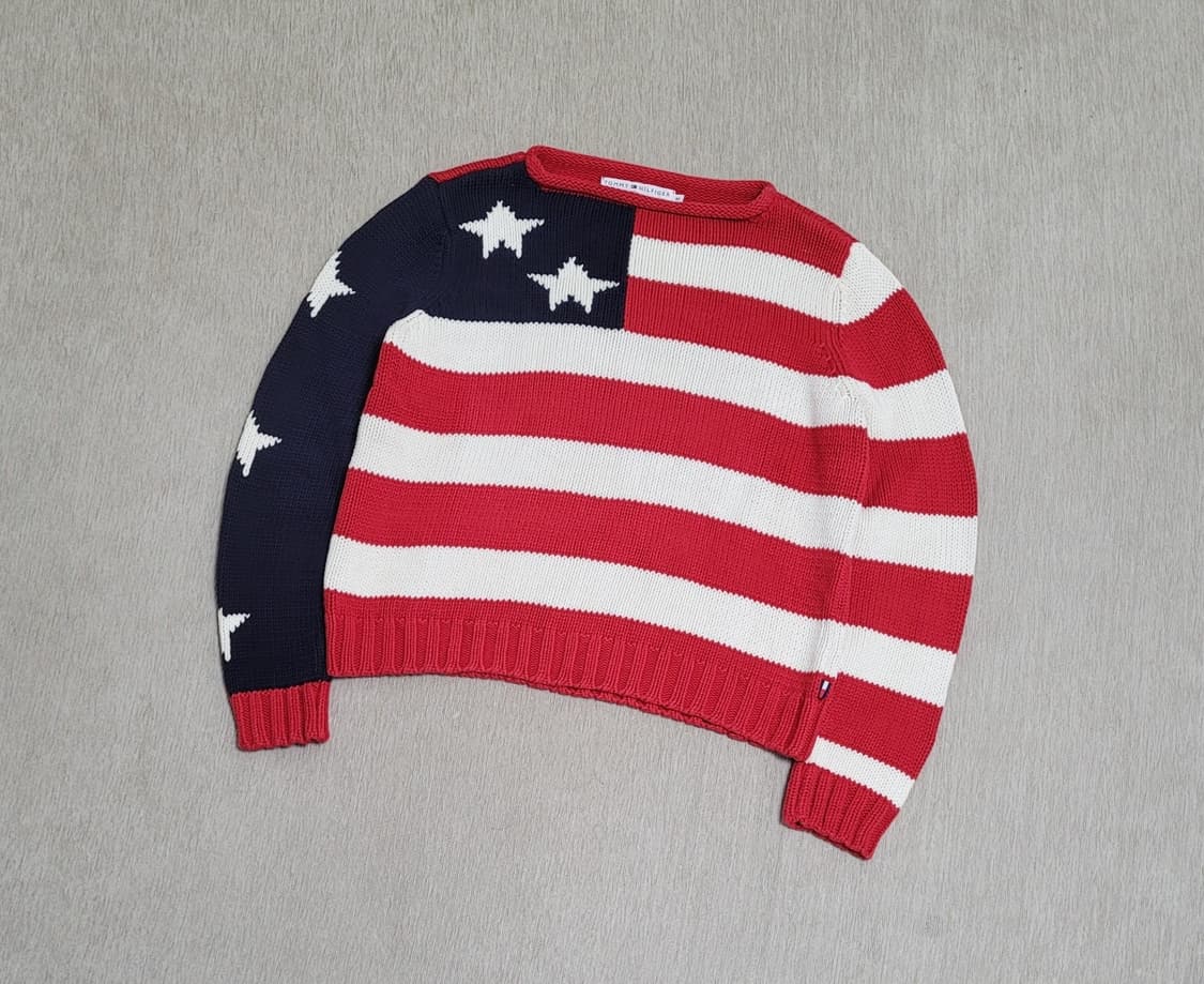 타미힐피거 성조기 니트 상품이미지1