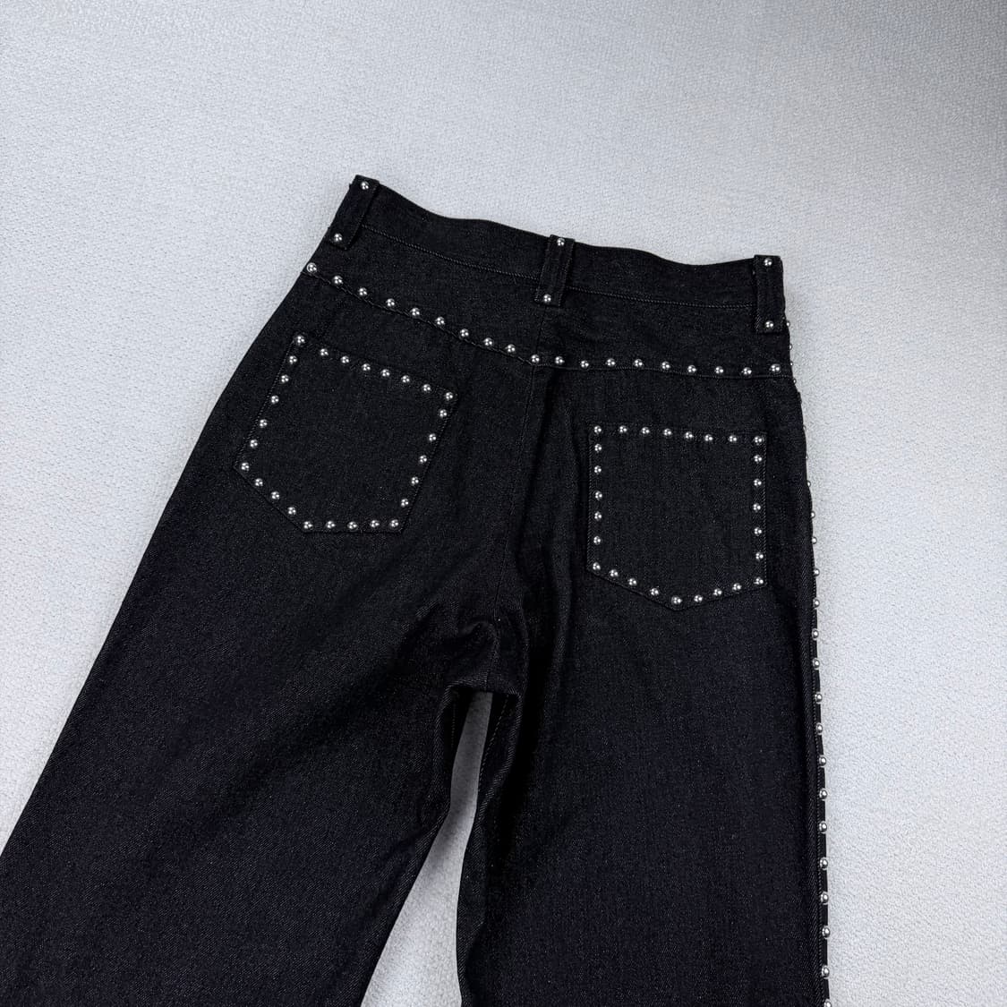 SHIKITARI studded denim pants (black) 상품이미지9