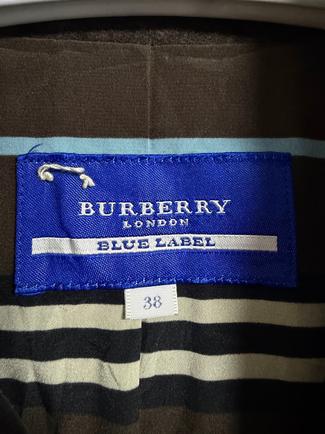 버버리 블루라벨 코듀로이 더블 코트 상품이미지4