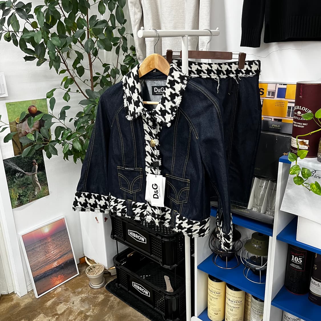 돌체앤가바나 우먼 하운트투스 데님셋업 새상품 L/44 상품이미지1