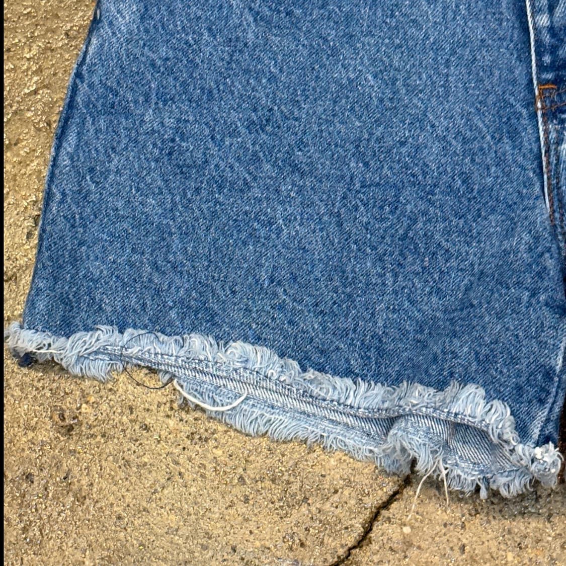 90s Made in USA 빈티지 데님핫팬츠 여성 데님쇼츠 상품이미지4
