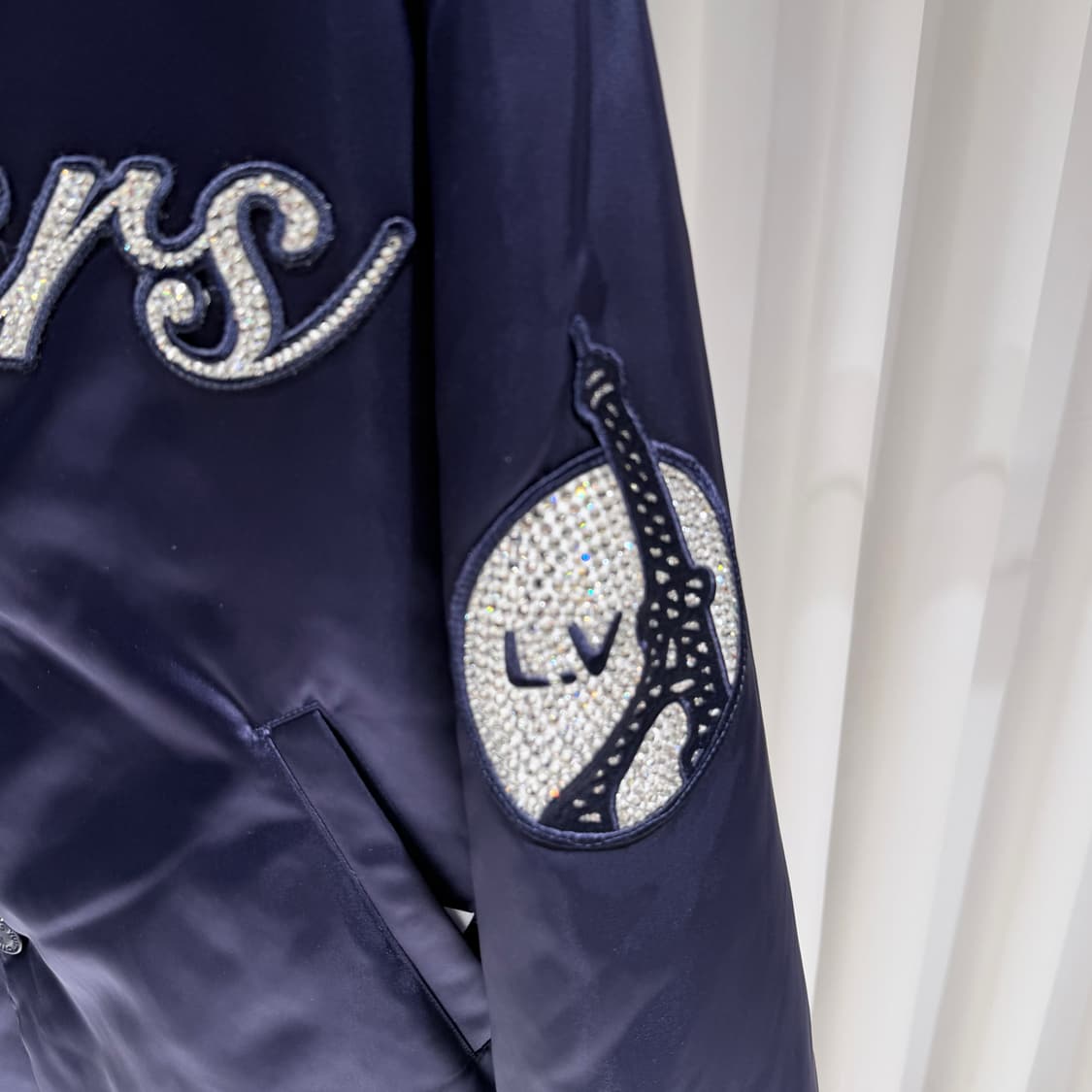 60 / 루이비통 리버스 베이스볼 퍼렐 블루종 자켓 / 미사용 상품이미지3