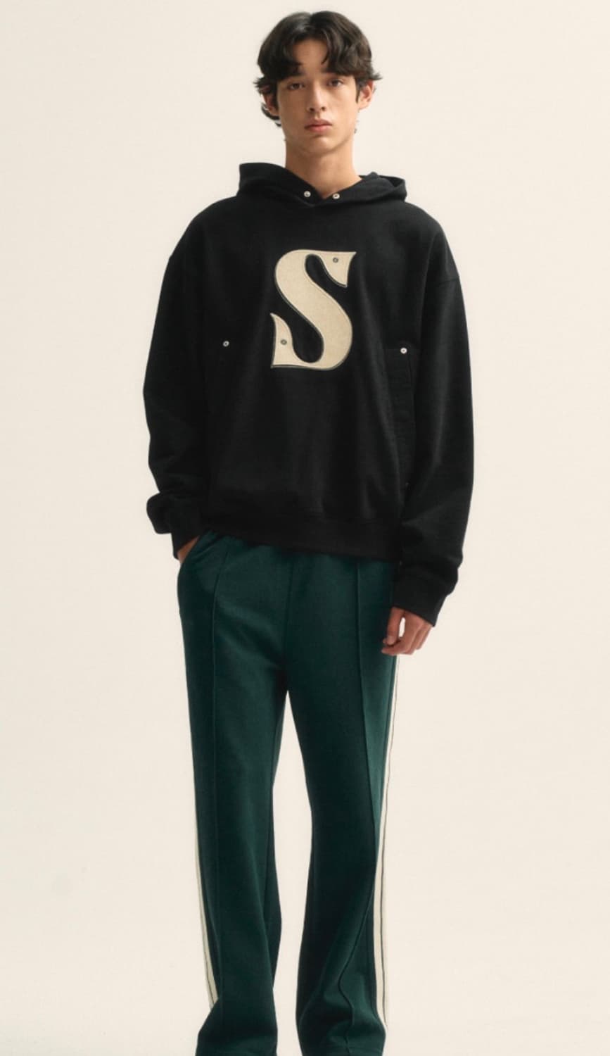 세터 후드티 블랙 s 상품이미지3