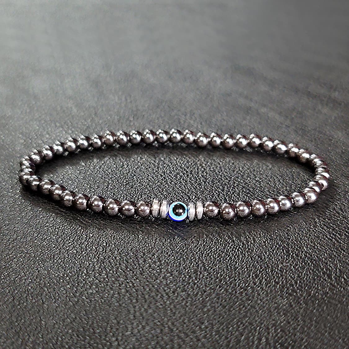 관음의눈 헤마타이트 4mm 남자 빈티지 원석 팔찌 상품이미지1