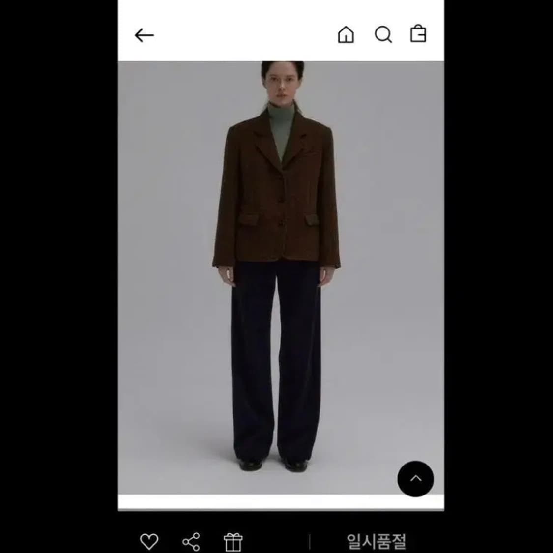 the rye 더라이 코듀로이 와이드팬츠 상품이미지2