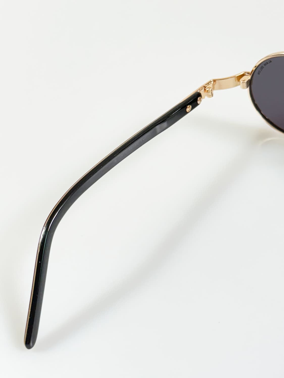 90s ALAIN DELON 알랭들롱 골드 오벌 프레임 빈티지 선글라스 상품이미지7