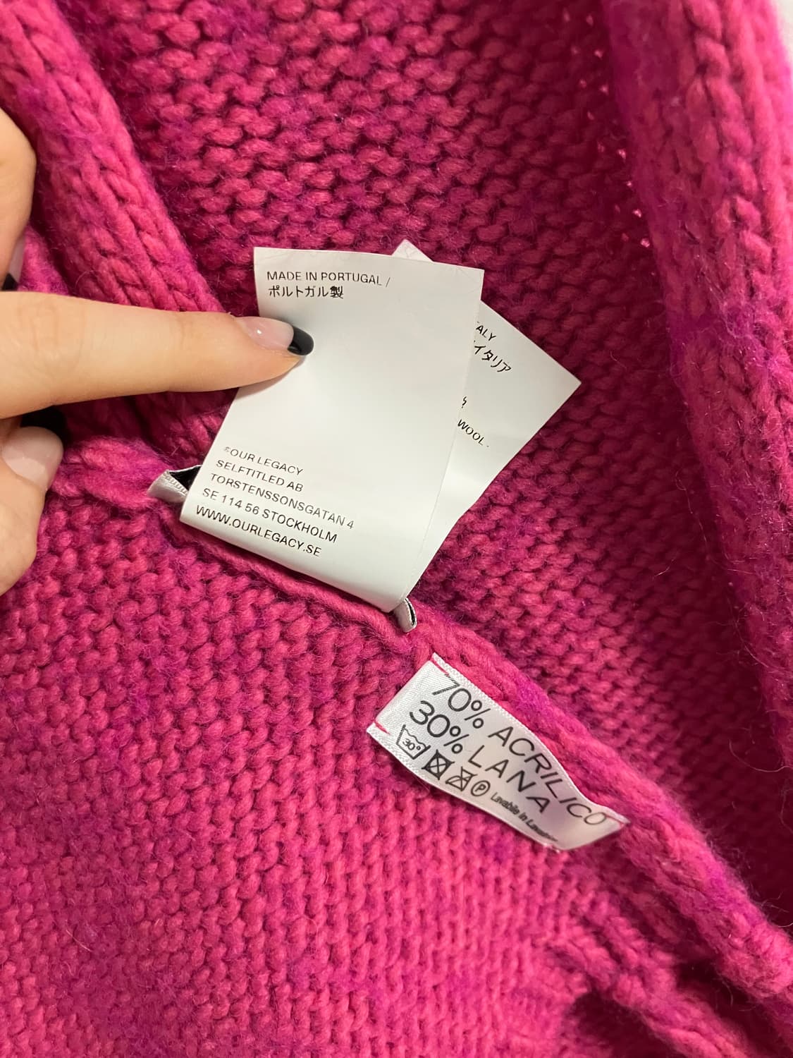 아워레가시 핑크 목도리 머플러 상품이미지2