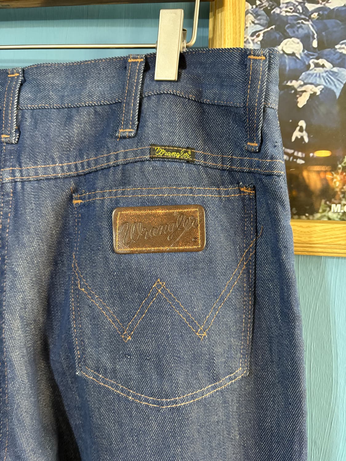 70-80‘s USA Wrangler Boot-Cut Denim pant 상품이미지8