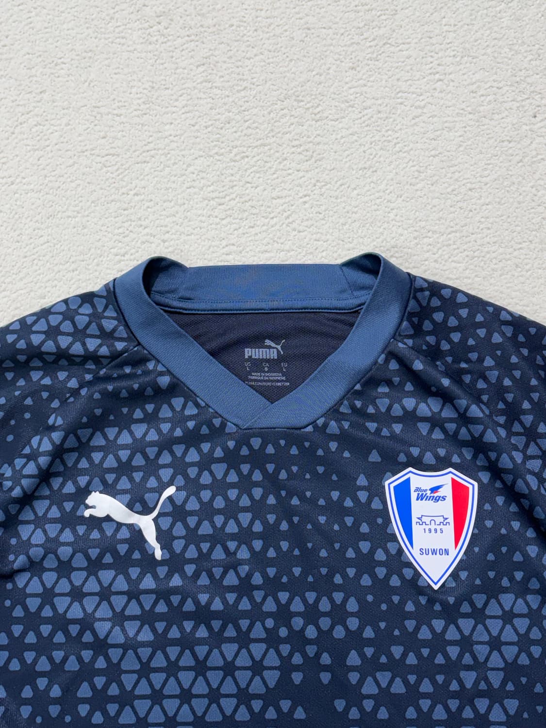 퓨마 수원 삼성 축구 유니폼 져지 트레이닝 반팔 상품이미지2