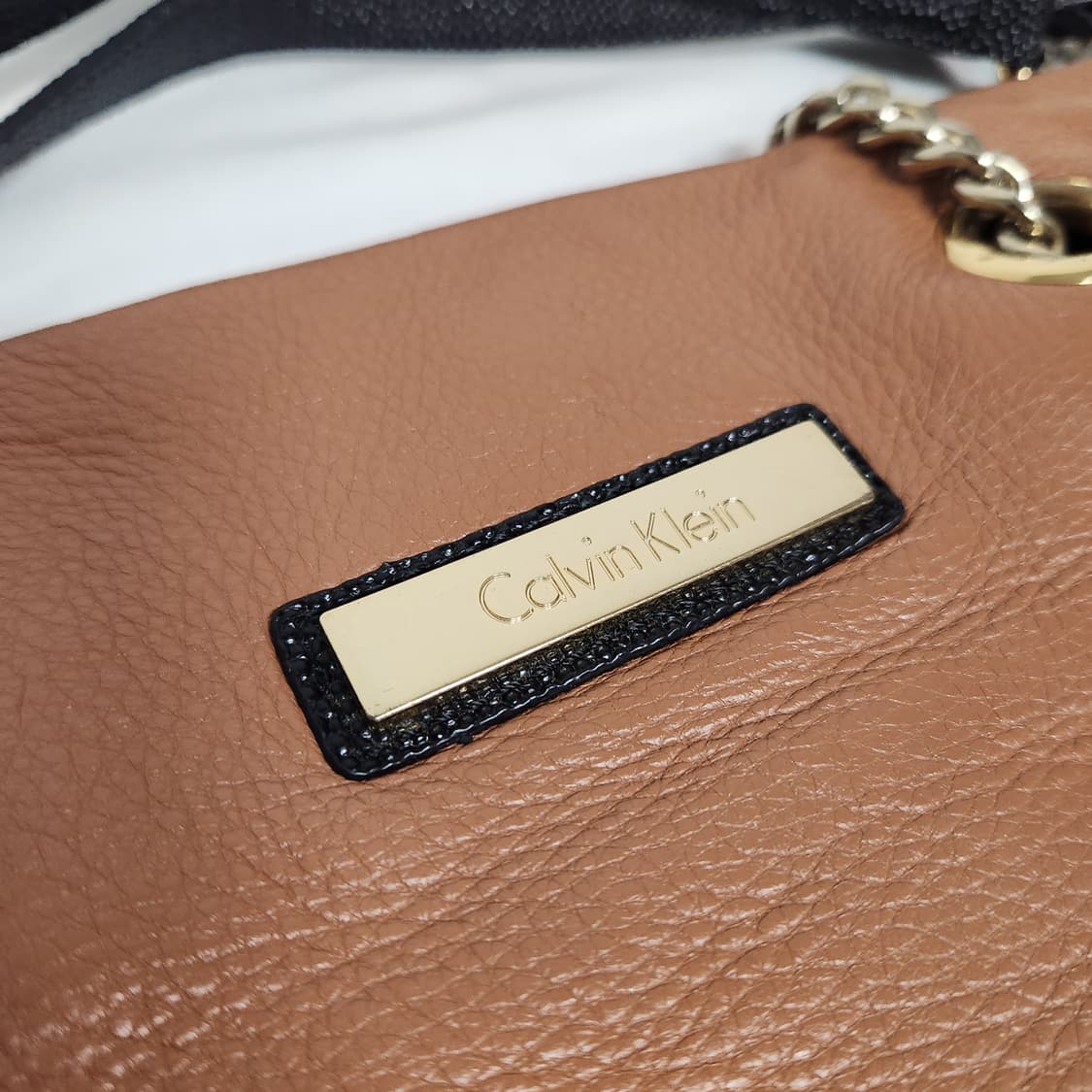 J415 캘빈클라인 가죽 숄더백 가방
 상품이미지2