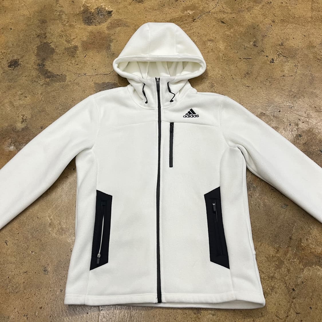 [정품/L] 아디다스 소프트쉘 후디드 플리스 자켓 b17 상품이미지3