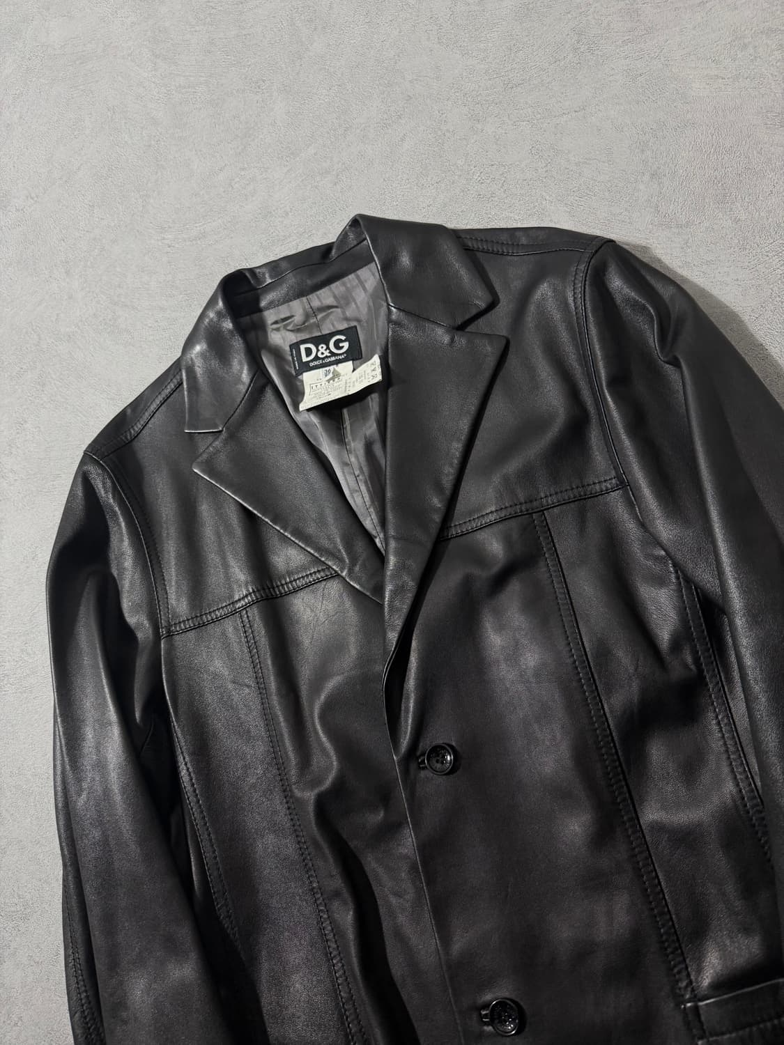 D&G 레더 램스킨 하프코트 상품이미지3