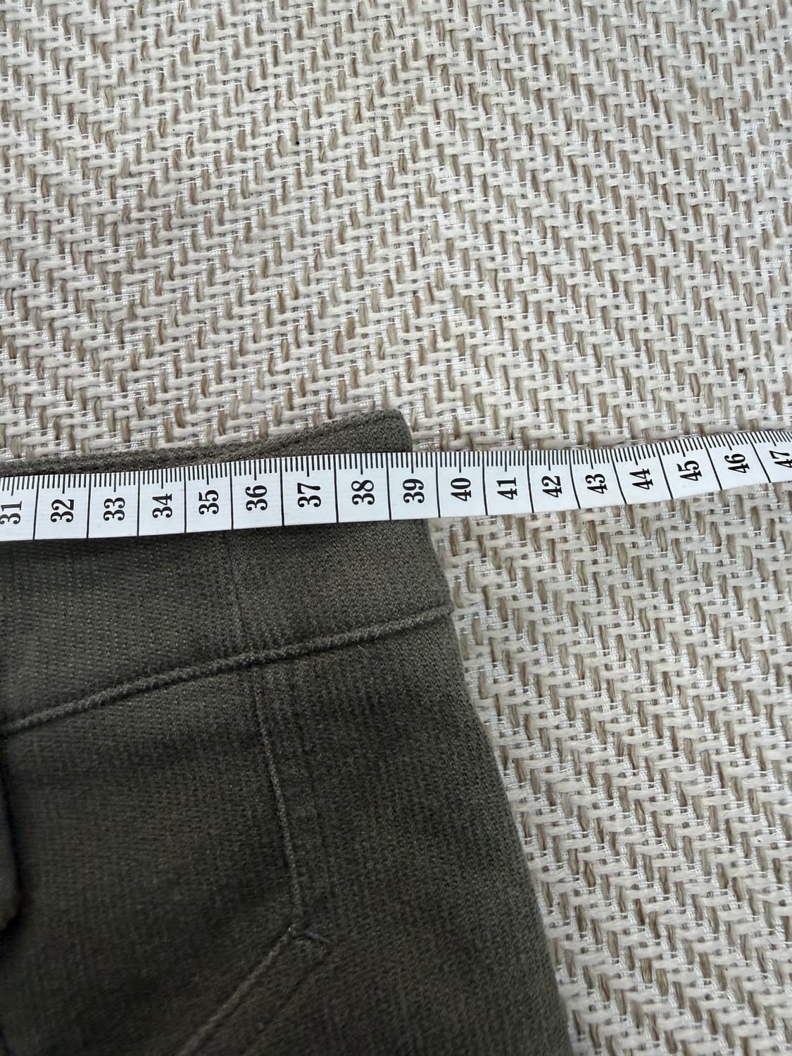 정품) 시스템 한섬 22ss 여성 코듀로이 바지 30 상품이미지8