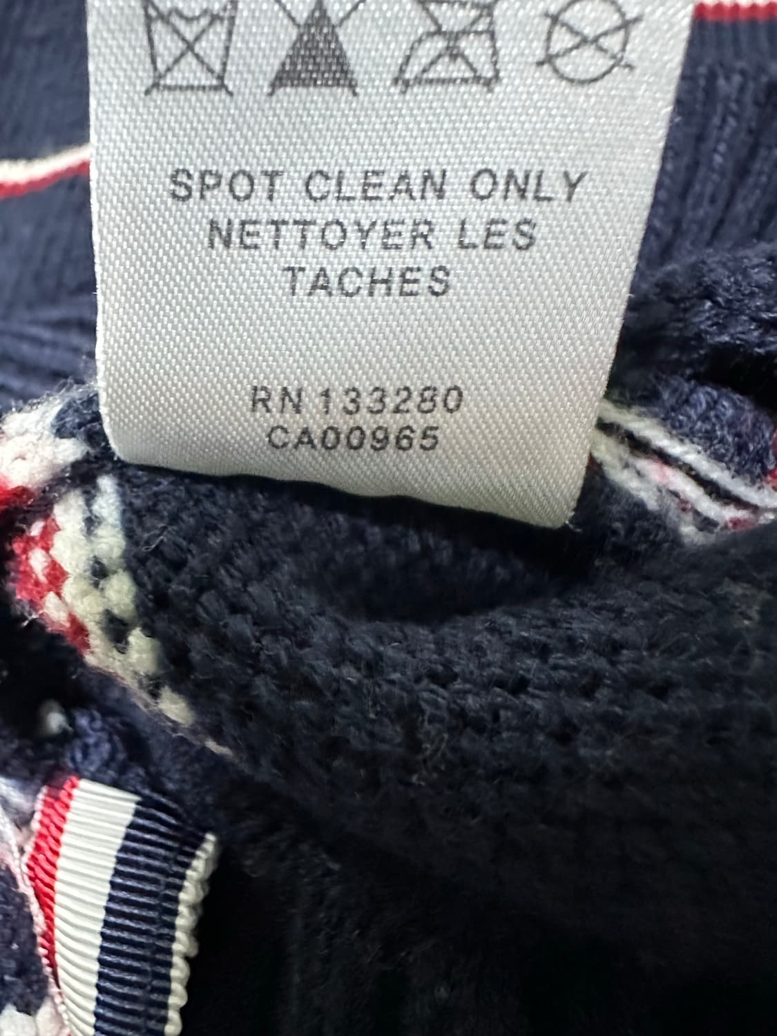 톰브라운 네이비 스트라이프 니트 상품이미지5