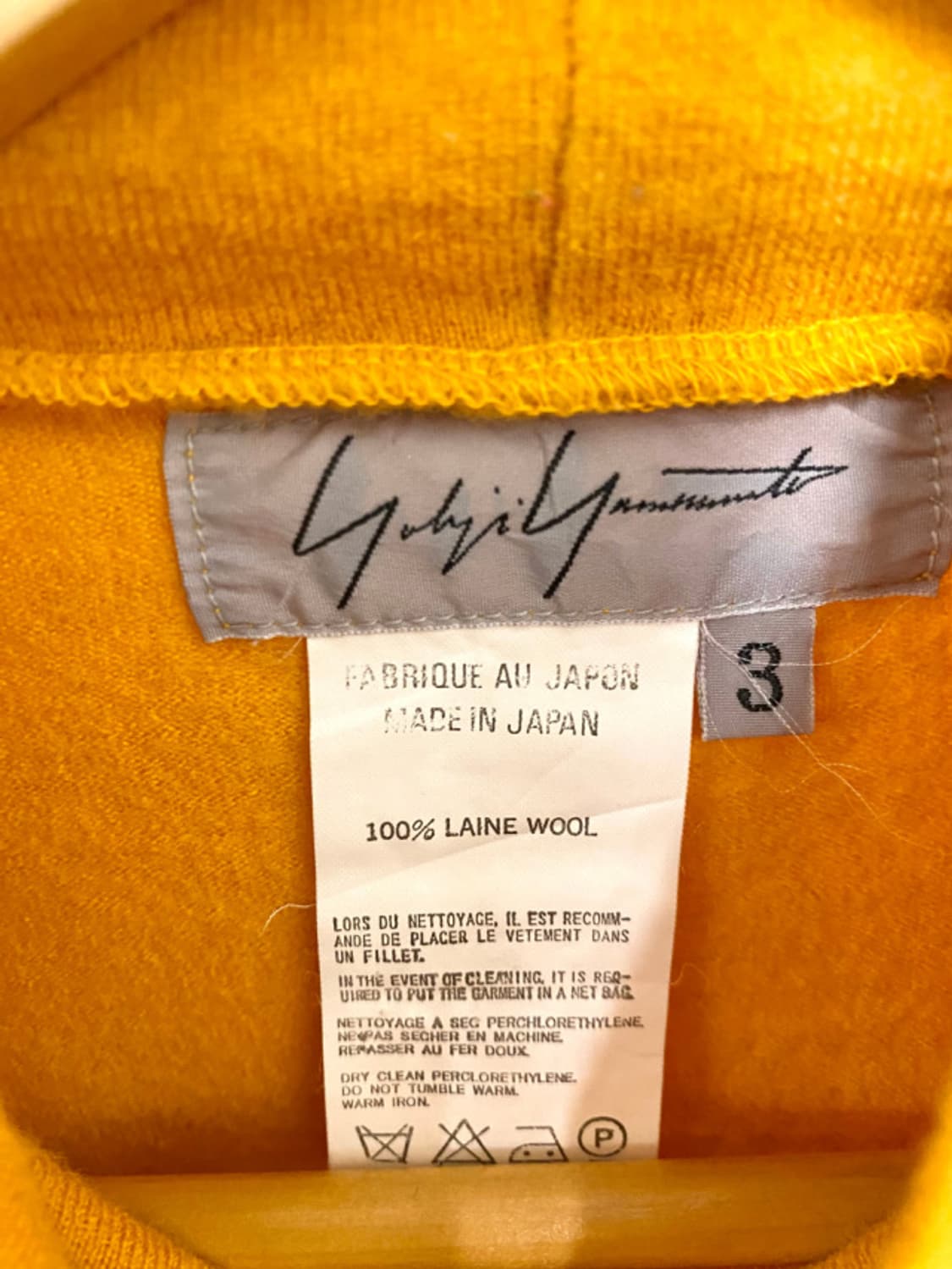 YOHJI YAMAMOTO turtleneck knit 요지야마모토 상품이미지7