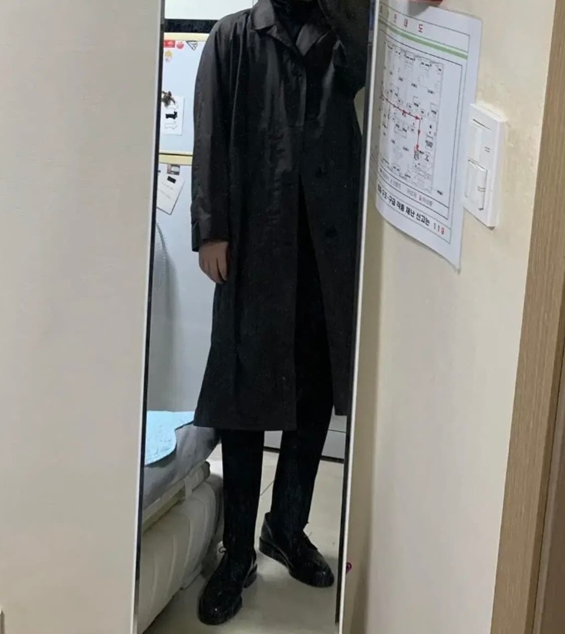 [XL]유니클로U 싱글브레스트 트렌치코트 상품이미지1