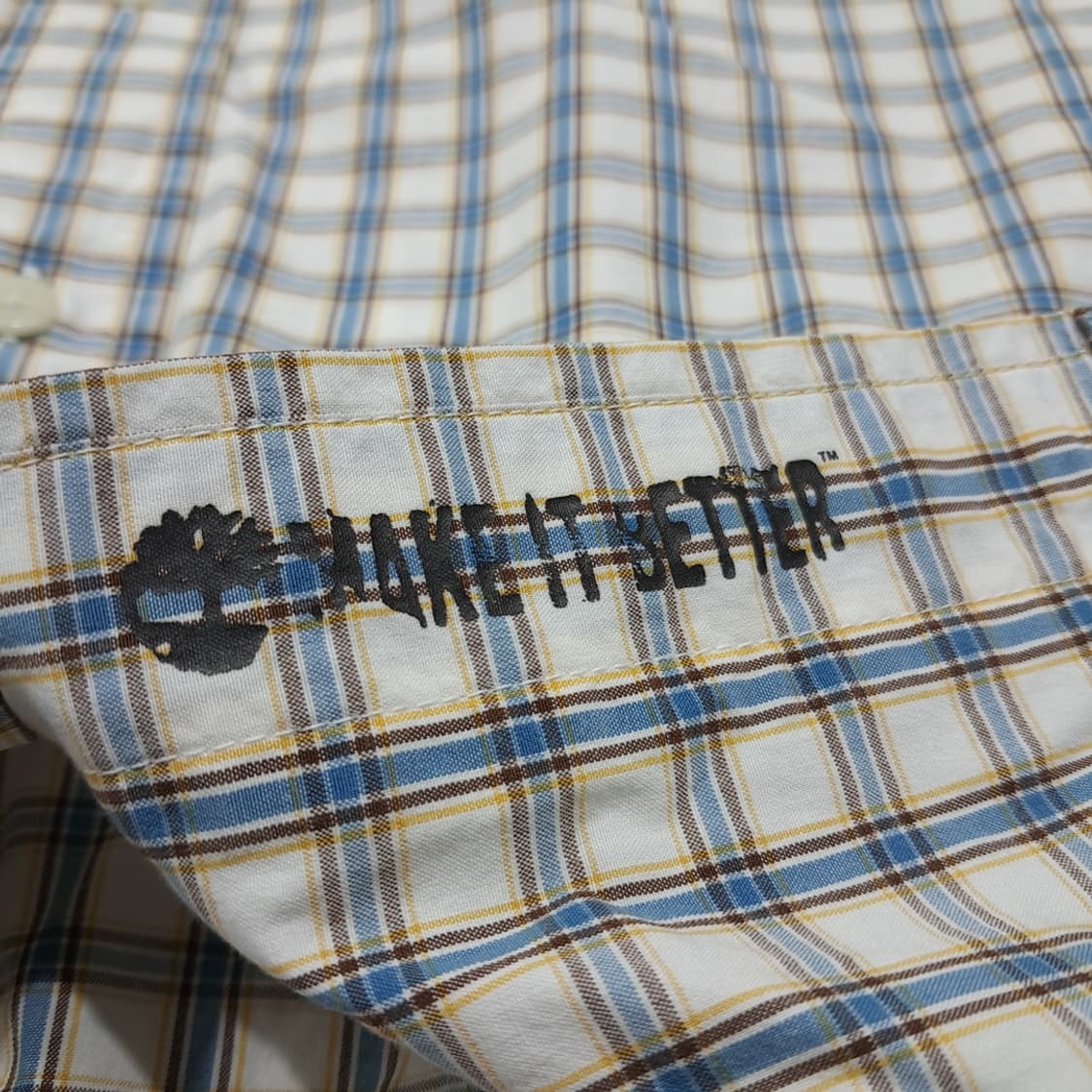 CL968 S 팀버랜드 블루 멀티 윈도우페인 셔츠 남방 상품이미지5