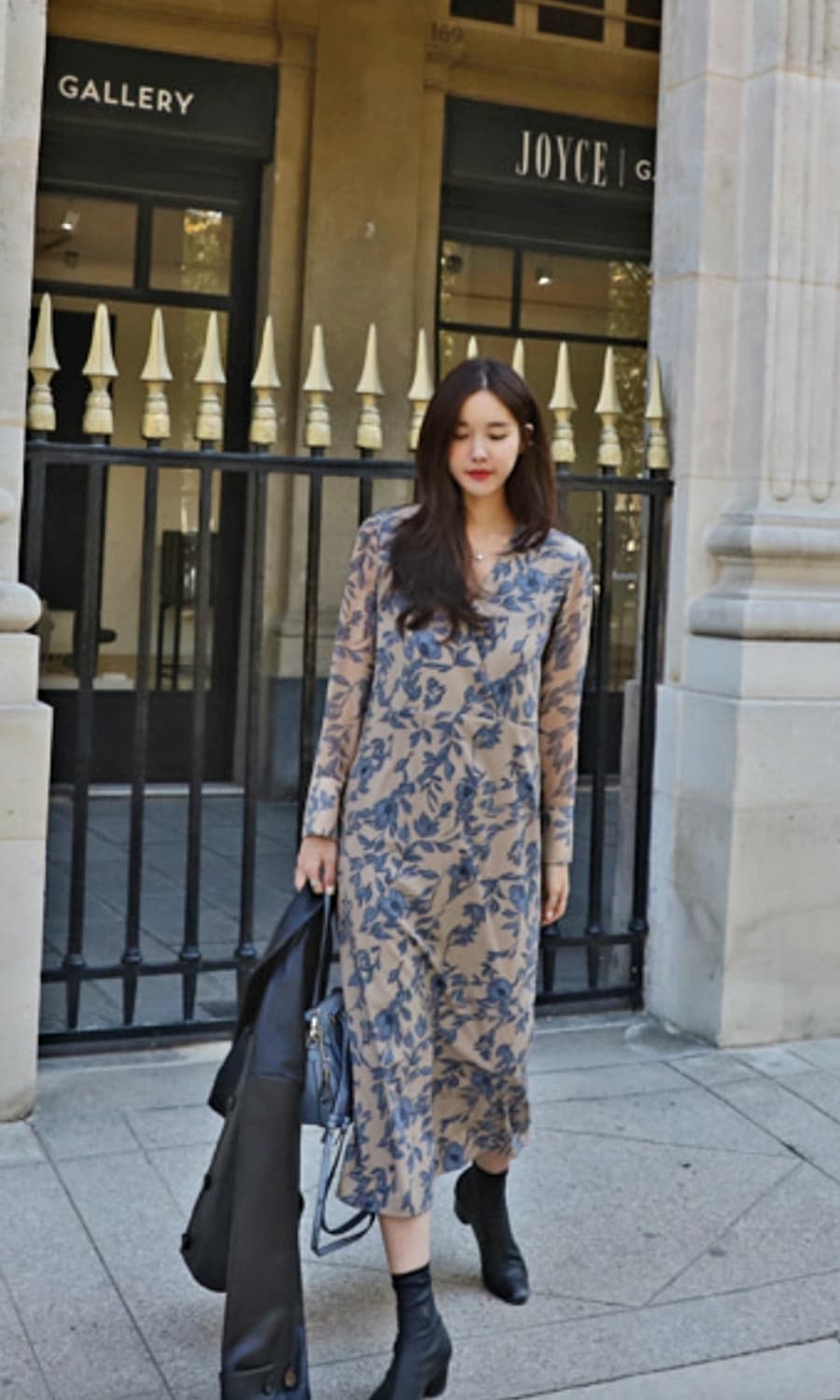 플라워 롱원피스  상품이미지5