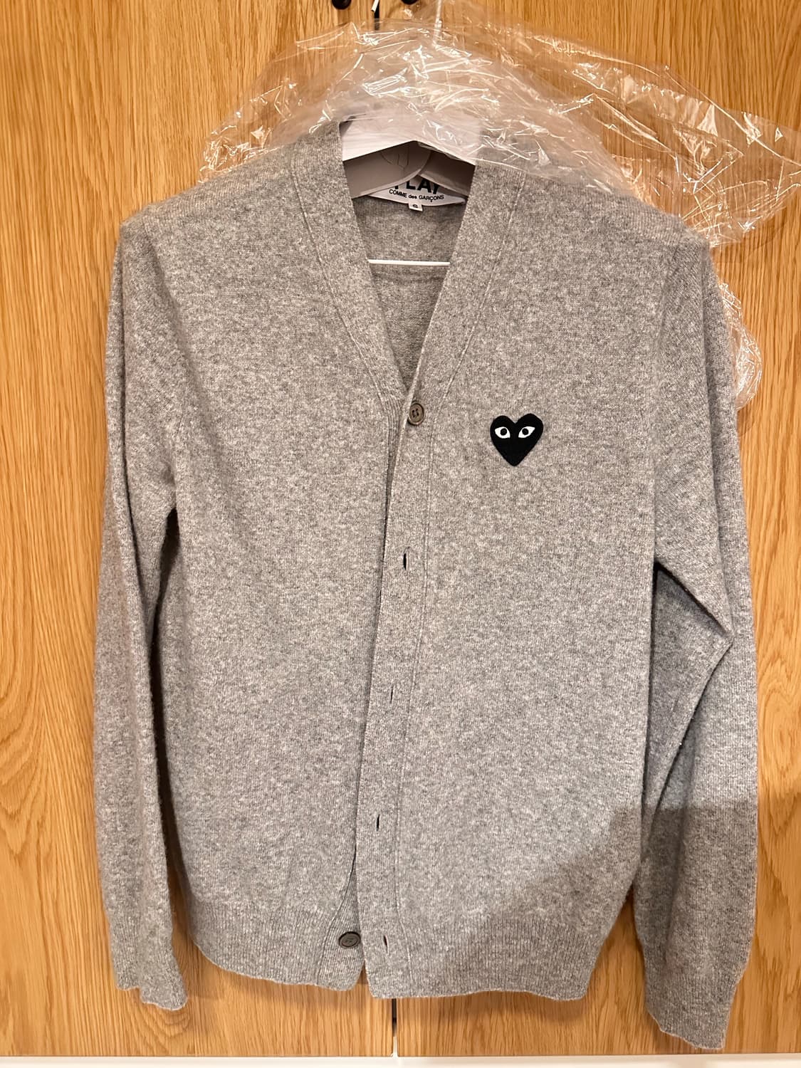 꼼데가르송 가디건 그레이 S 상품이미지1
