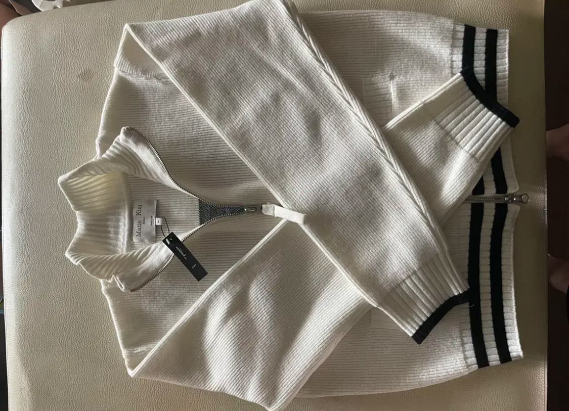 마뗑킴 니트 집업 m 상품이미지3