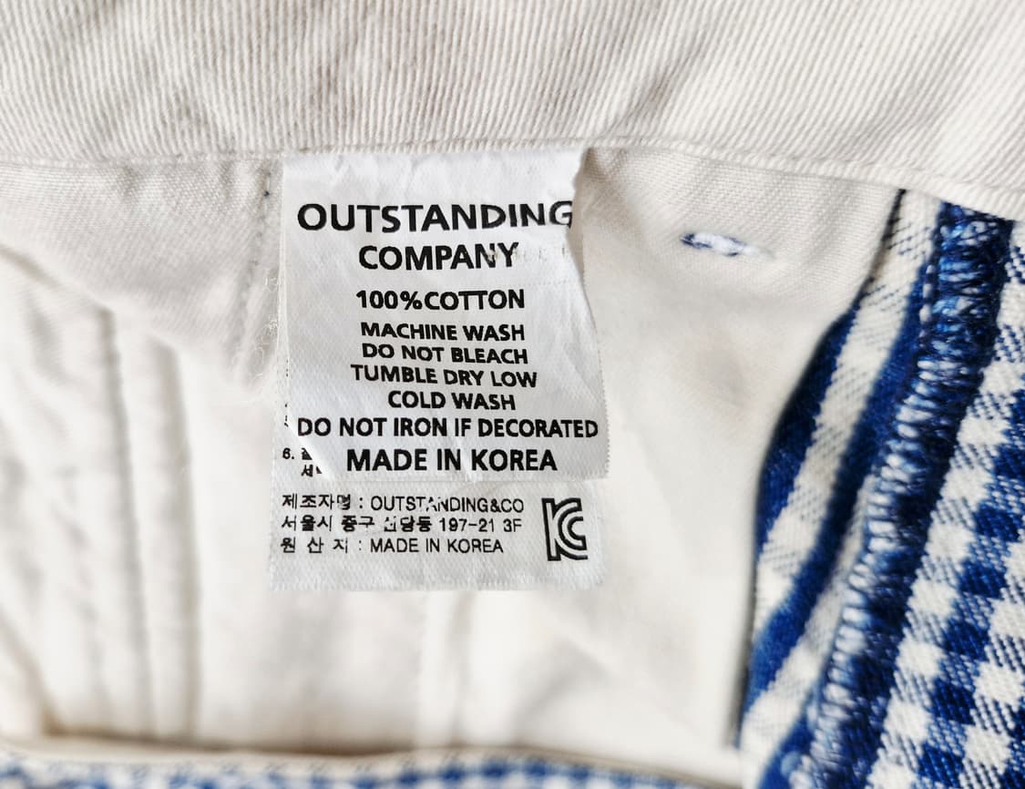 아웃스탠딩 헤비웨이트 코튼 쇼츠  상품이미지4