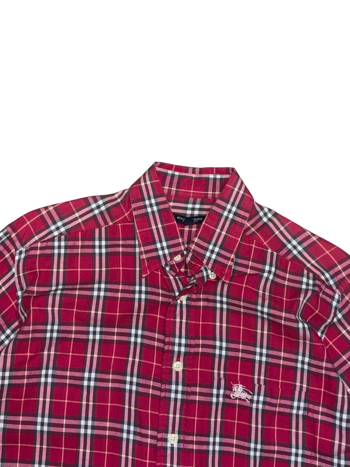 빈티지 버버리 체크 셔츠 상품이미지4