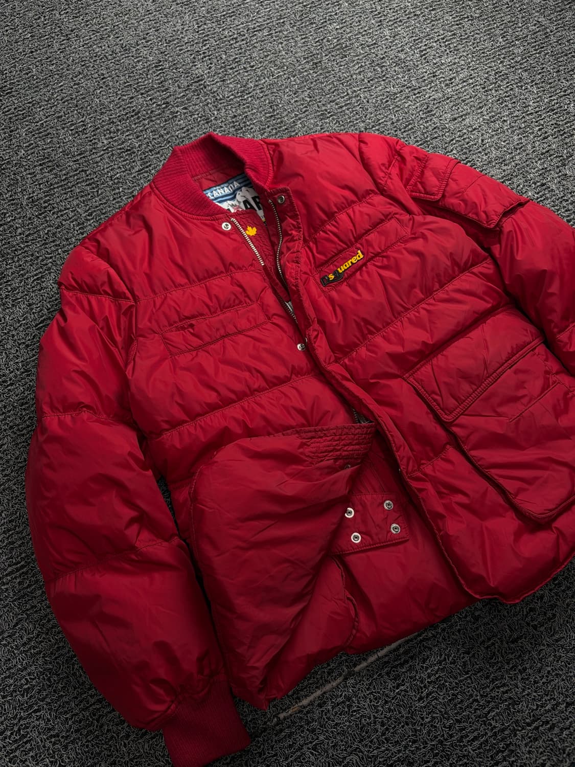 00s 디스퀘어드 y2k 올드스쿨 봄버 다운 자켓 1451 상품이미지1