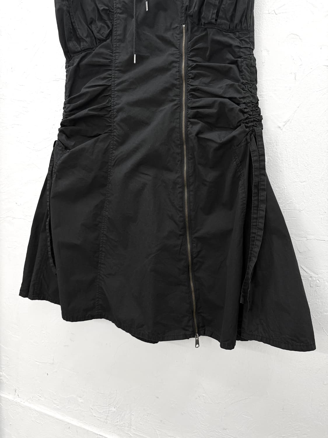 sly 셔링 집업 스커트 상품이미지3