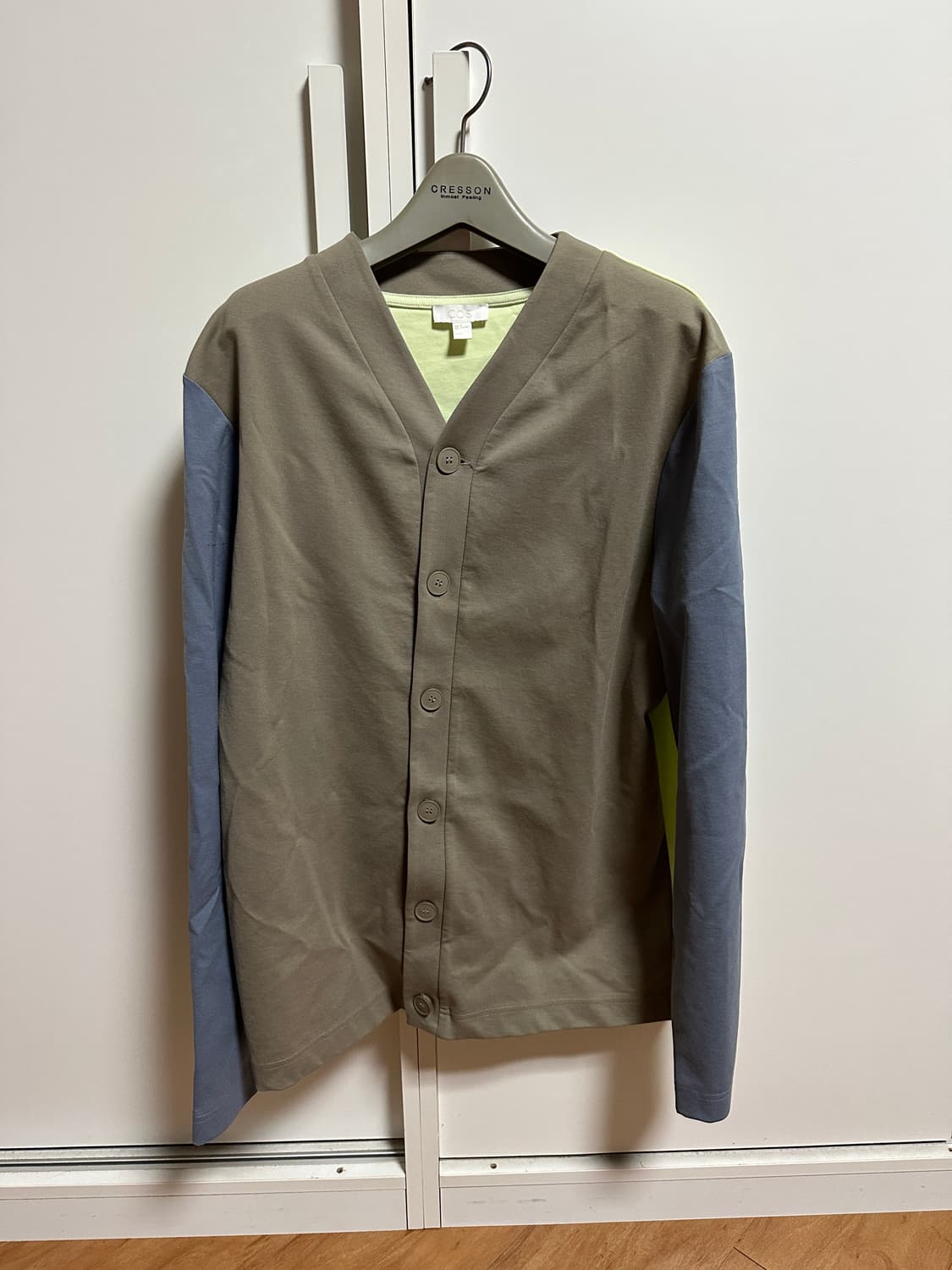 cos 배색 가디건 M 상품이미지1