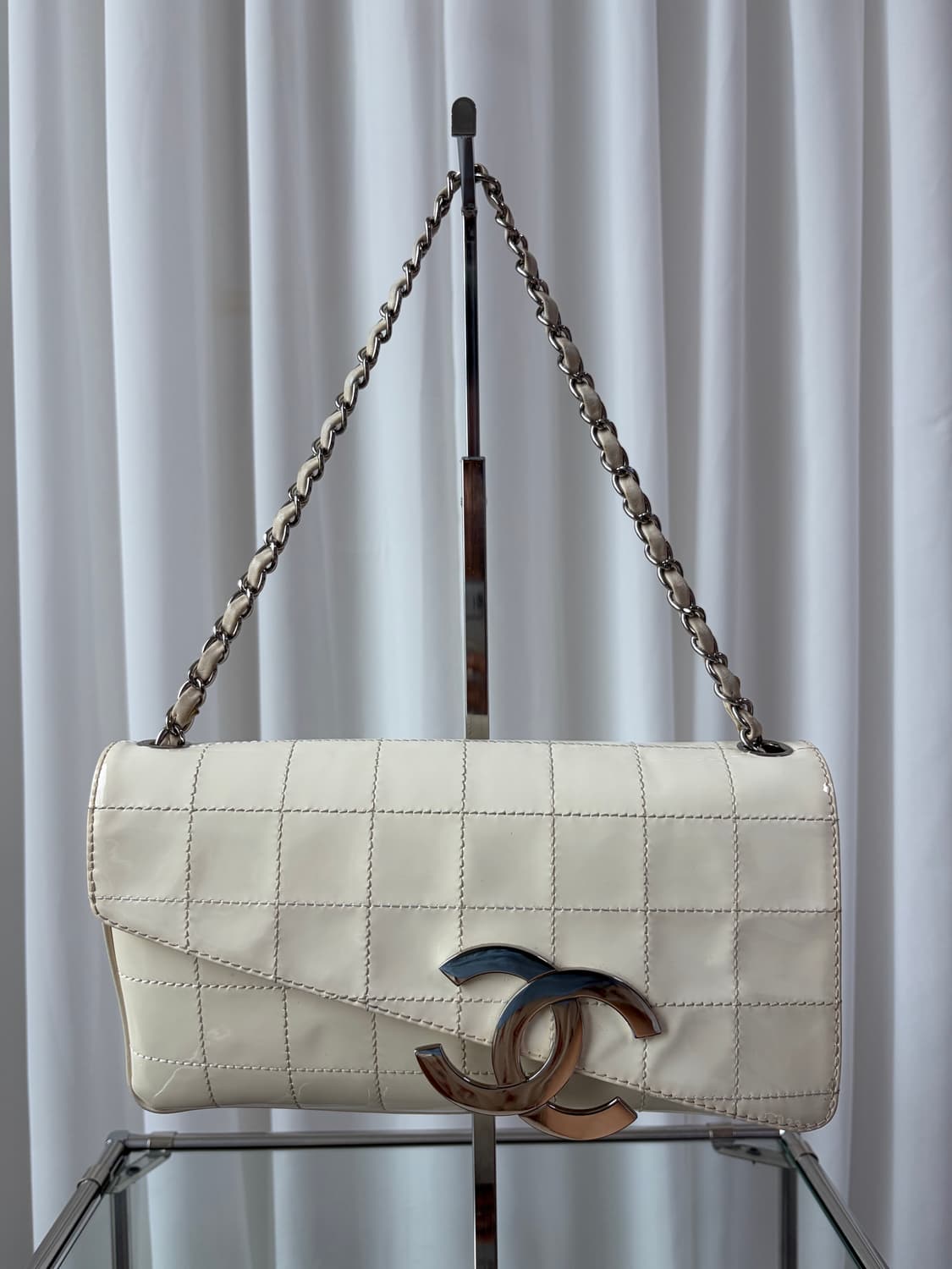 샤넬 다이아고날 CC 이스트웨스트 초콜렛바 플랩백 상품이미지3