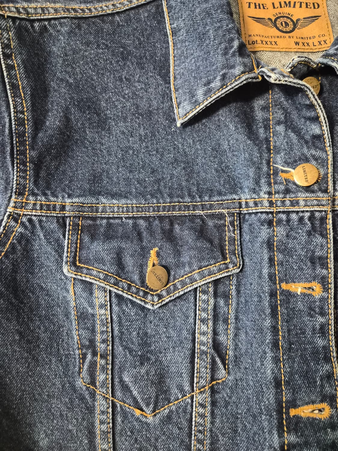 THE LIMITED 크롭 데님 자켓  상품이미지3