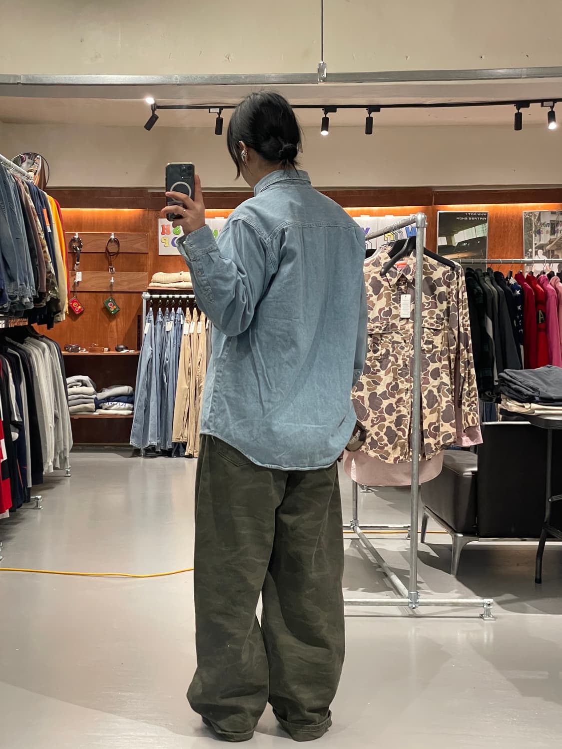 빈티지 데님 셔츠   상품이미지4