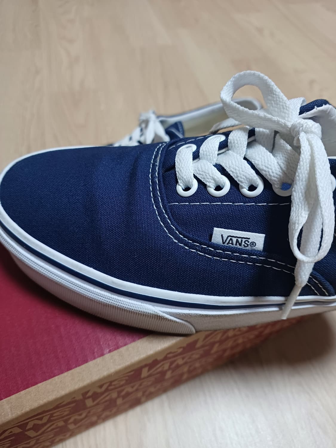 반스 에라 270 네이비 스니커즈 신발 어센틱 Vans 캔버스 상품이미지7