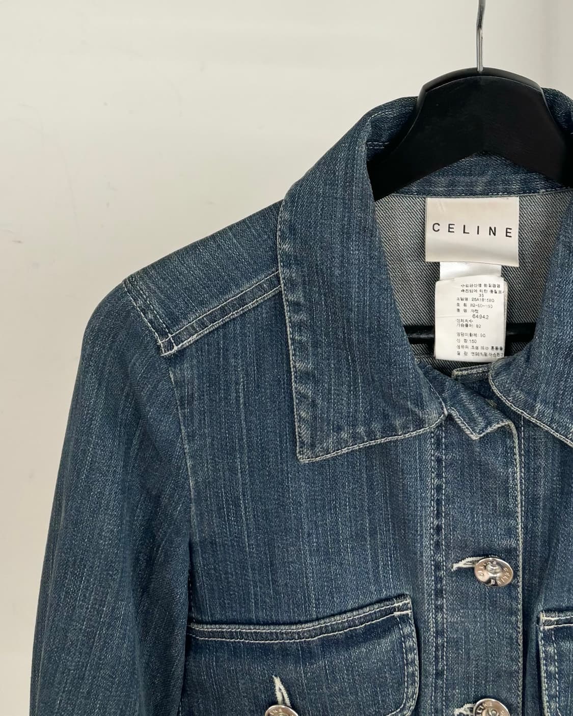셀린느 90s 빈티지 데님 자켓 상품이미지3