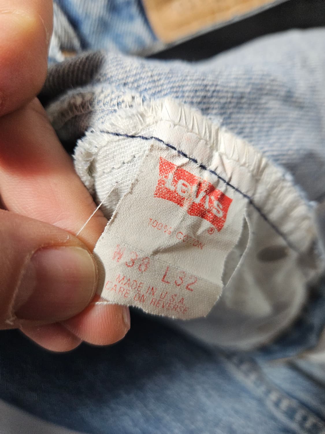 1990's 리바이스 517 부츠컷 페이딩 38x32 상품이미지7