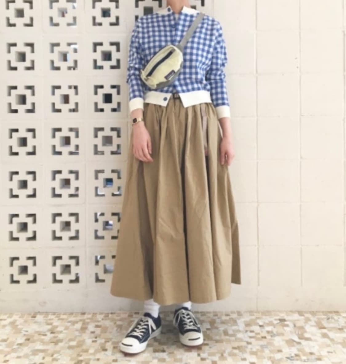 BEAMSBOY 깅엄체크 가디건 상품이미지4