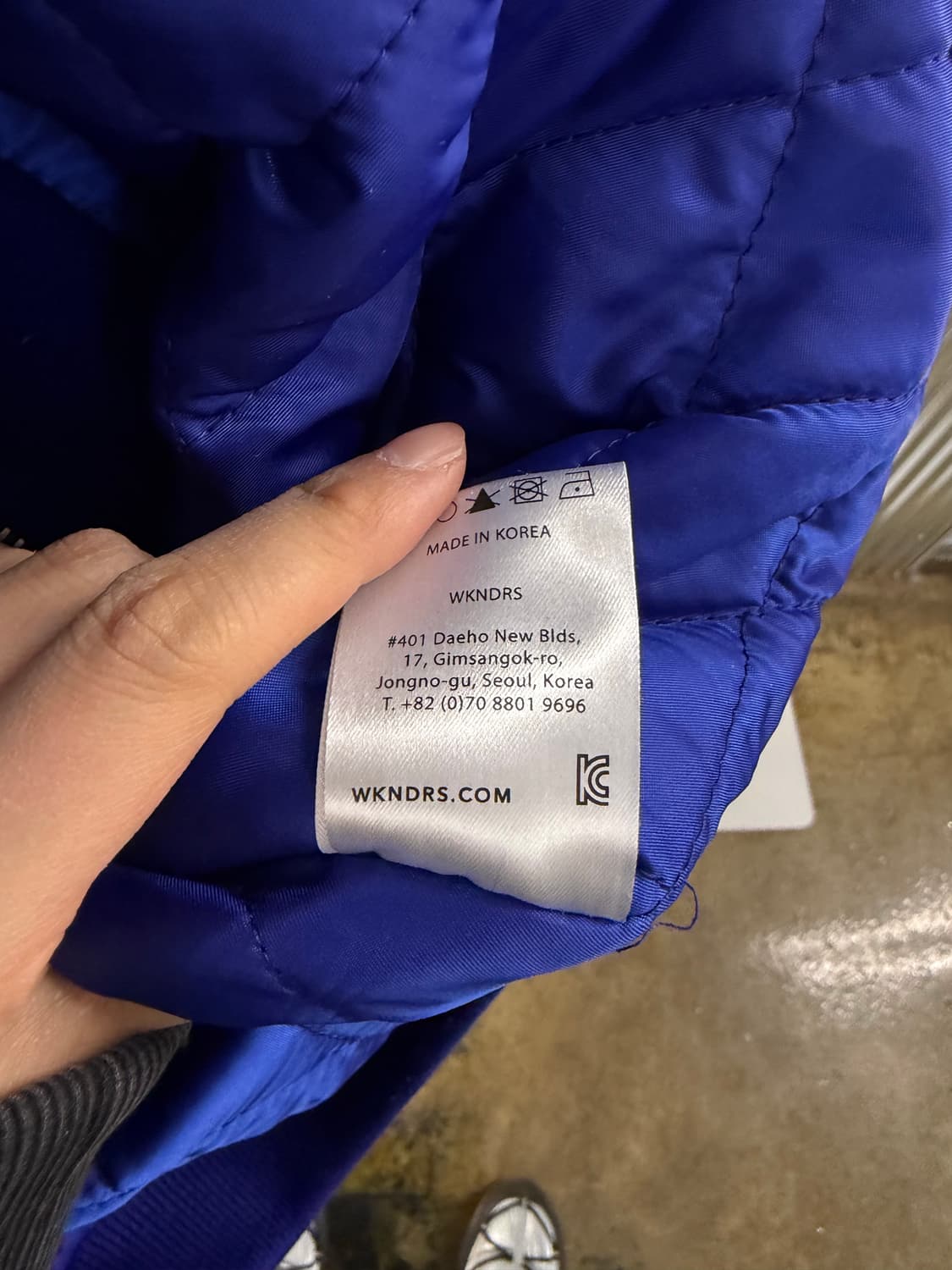 WKNDRS 위켄더스 wavy pipe wool jacket M 상품이미지8