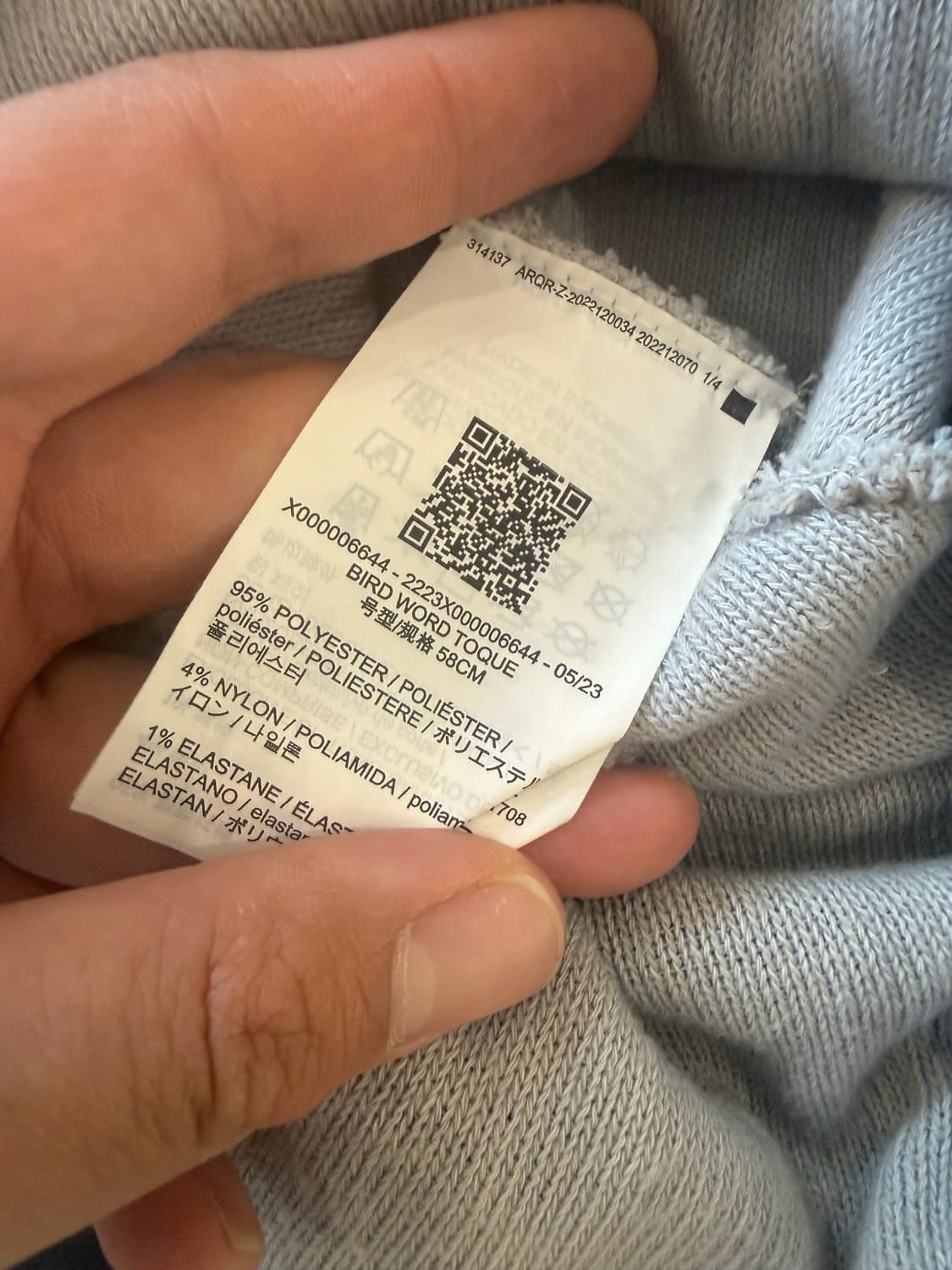아크테릭스 버드토크 비니 그레이 상품이미지2