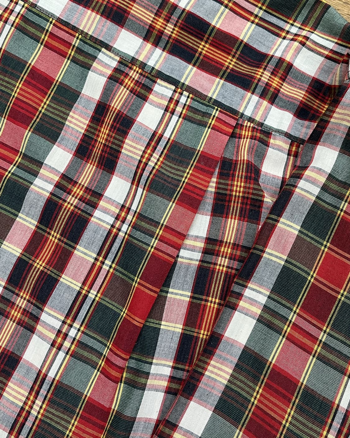 [ Secondhands ] 파크랜드 그린 레드 체크셔츠 상품이미지4