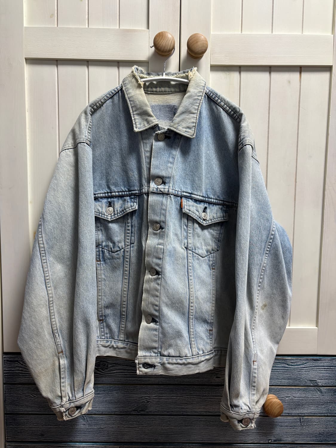 90s 리바이스 오렌지 탭 써드 타입3 데님 자켓 상품이미지1