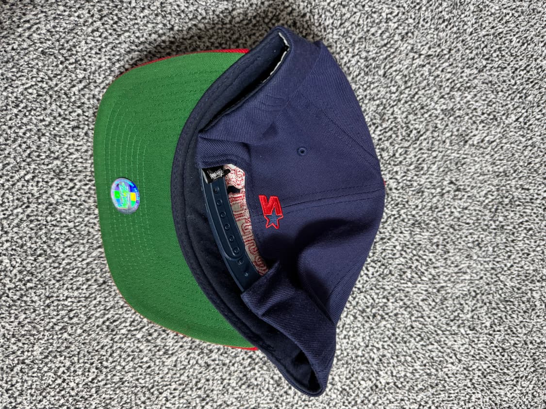 스투시X스타터 콜라보 빈티지 스냅백 모자 상품이미지4