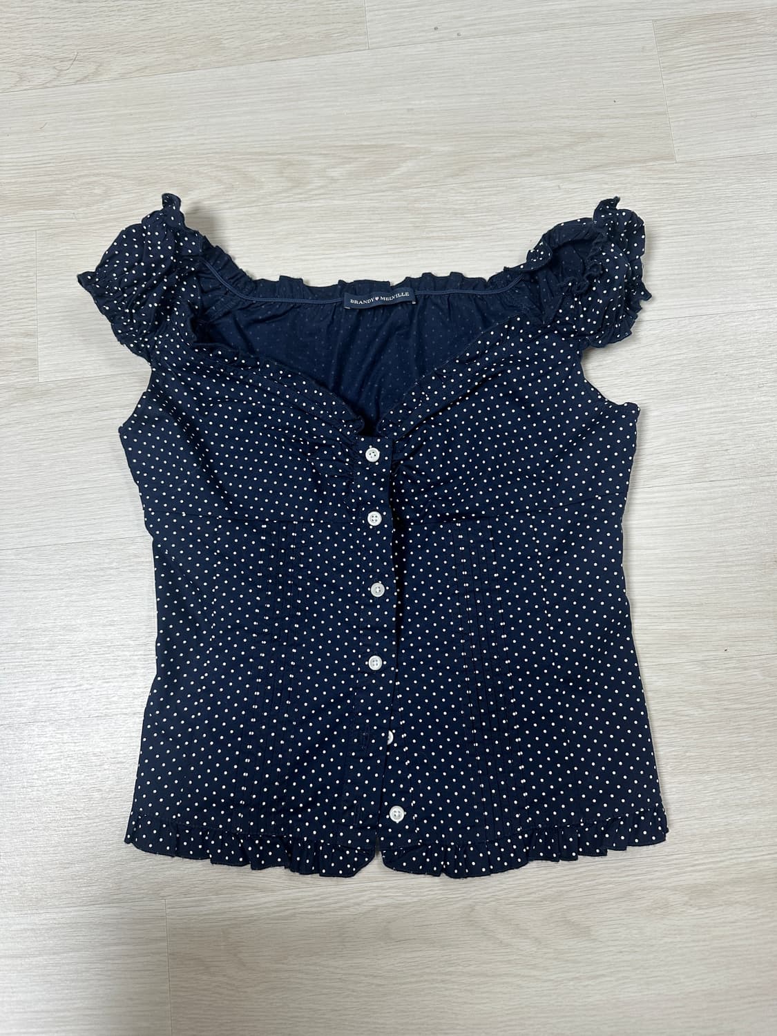 브랜디 멜빌 엘레나 도트 블라우스 상품이미지3