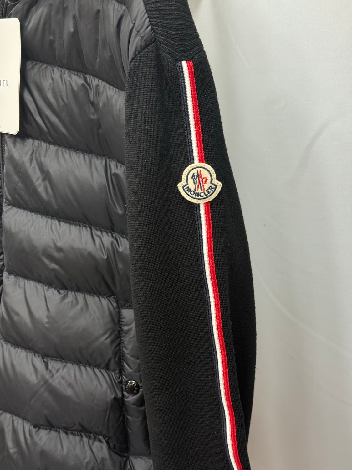 몽클레어 삼선 니트패딩 자켓 M사이즈 상품이미지5