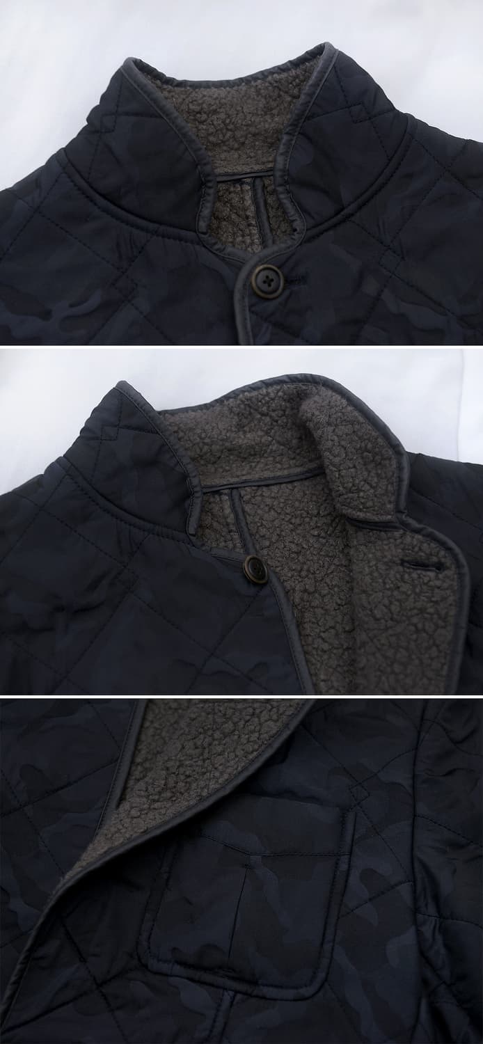 시리즈 (series) 이너울 시어링 카모플라쥬 퀼팅자켓 (95-100) 상품이미지8