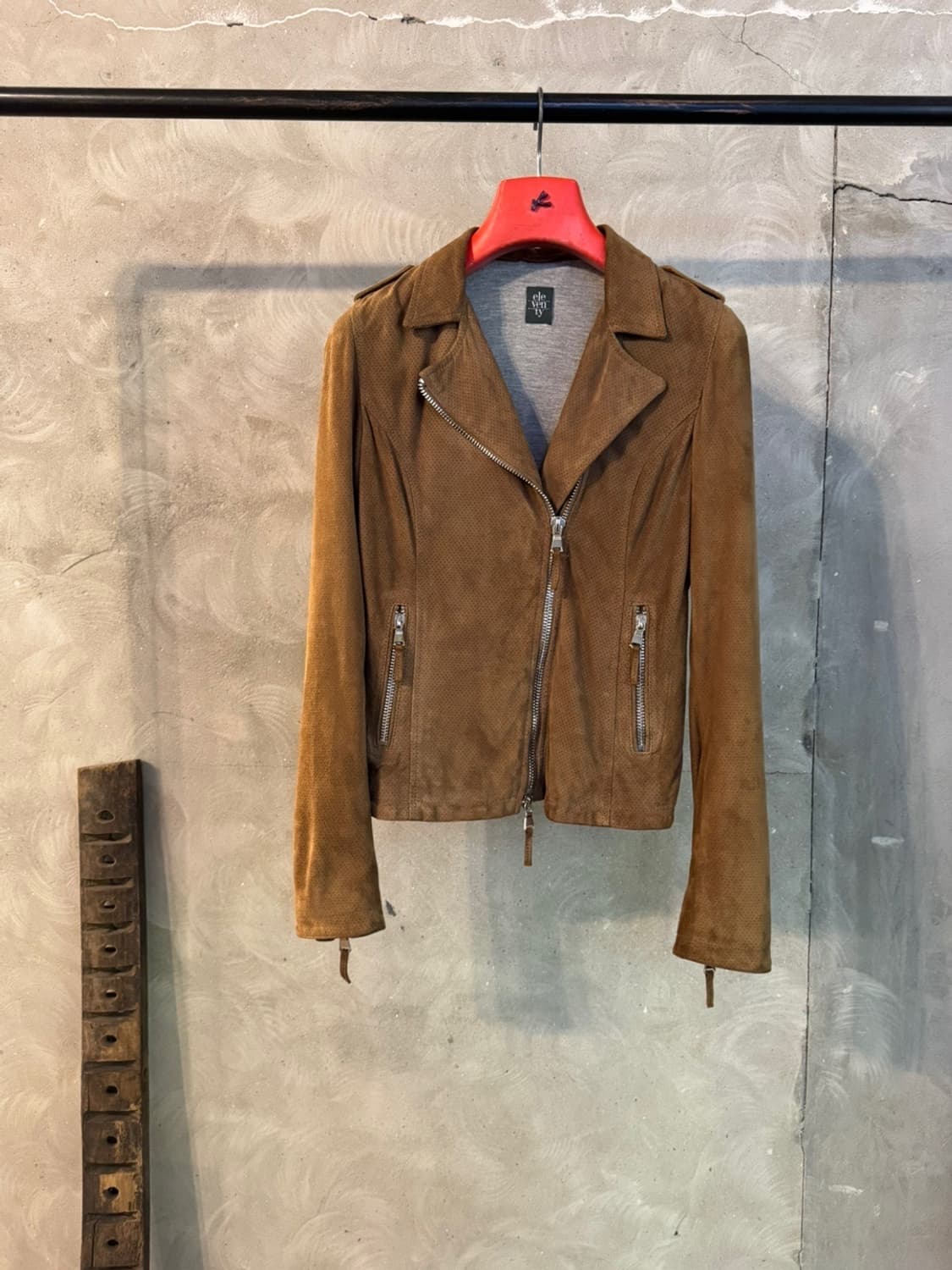 일레븐티 스웨이드 레더 라이더 자켓 55 상품이미지1