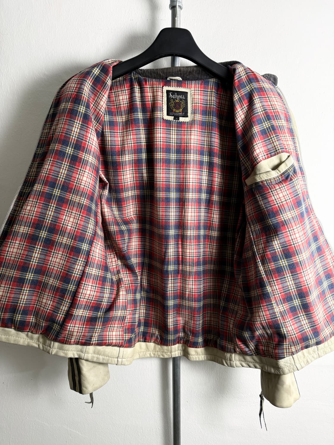 SCHOTT Cowhide Leather Biker Jacket 상품이미지10