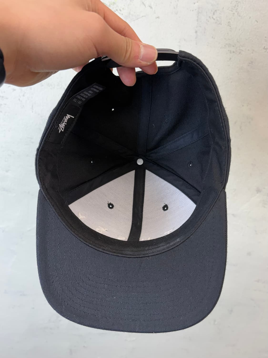 스투시 스펠아웃 블랙 볼캡 상품이미지4