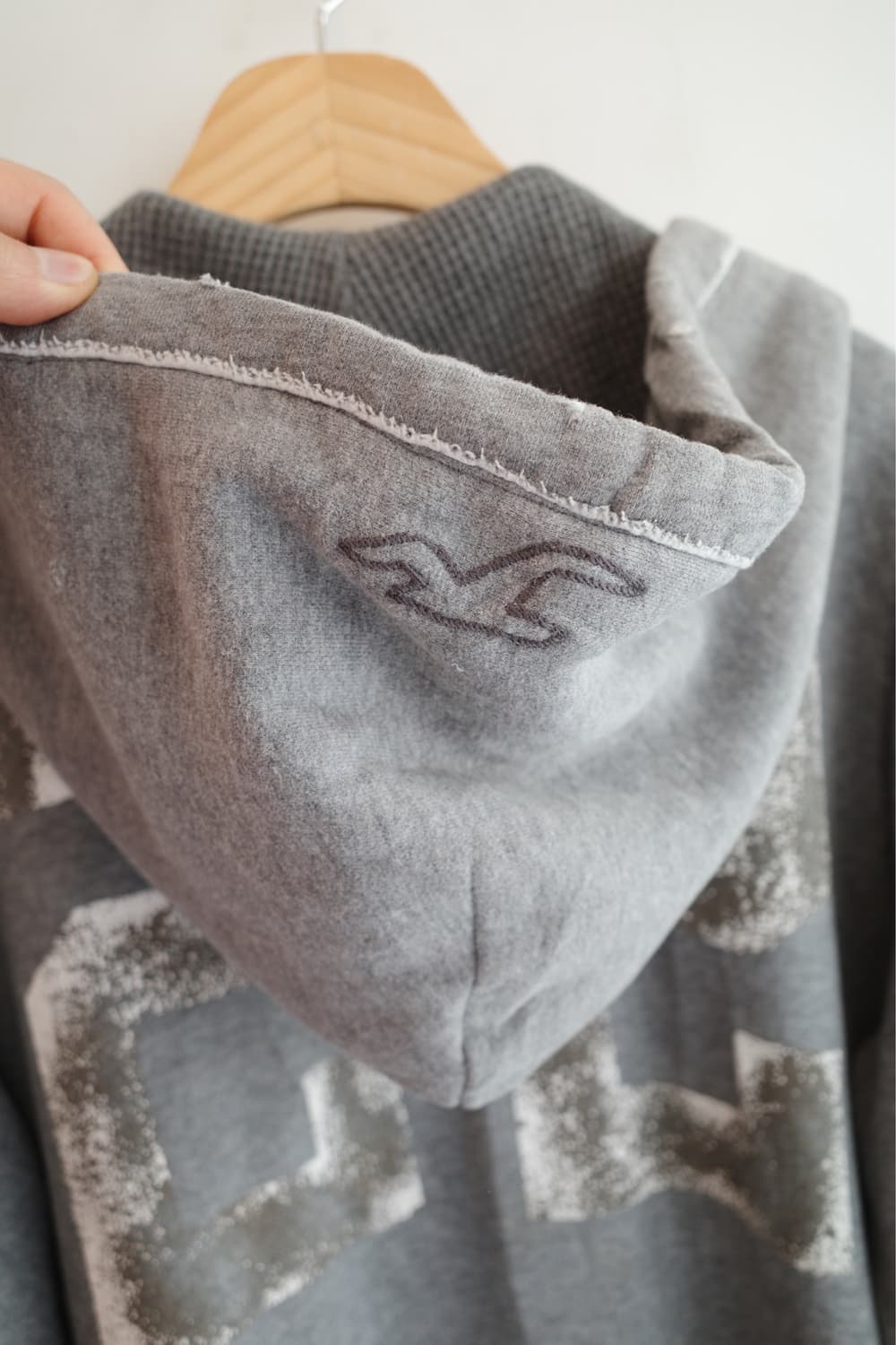 HOLLISTER 홀리스터 레터링 자수 후디 상품이미지9