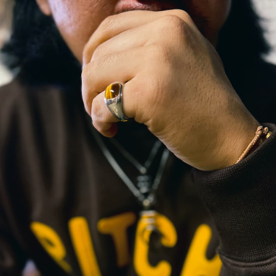 ATSA 플라워 호안석 링 상품이미지7