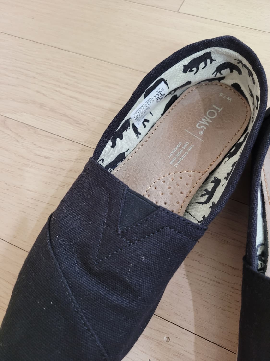 탐스 TOMS 알파가타 캔버스 슬립온 245 블랙 상품이미지6